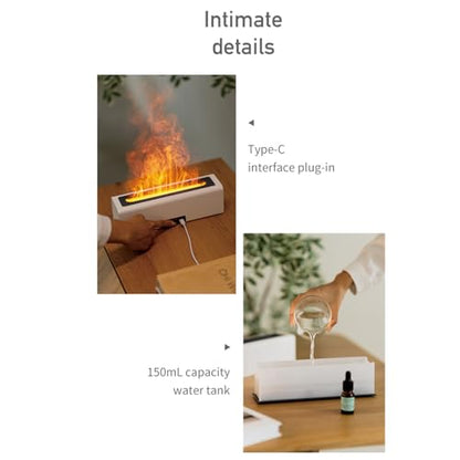 PrismGlow Flame Diffuser